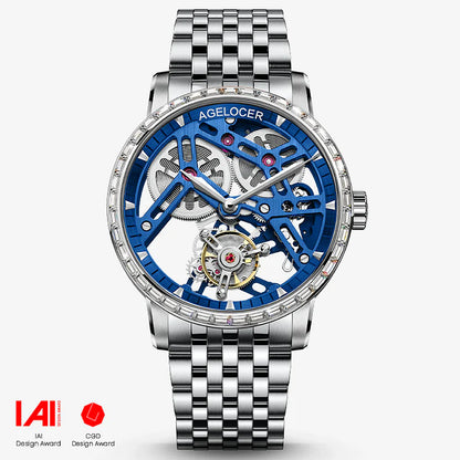 Agelocer Flying Diamond Skeleton Tourbillon 