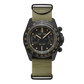 LM02 Type C PVD Zwart - Zwarte wijzerplaat + Oud Radium