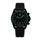 LM02 Type C PVD Zwart - Zwarte wijzerplaat + Oud Radium