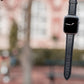 Apple Watch-band van glad leer