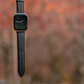Apple Watch-band van glad leer