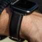 Apple Watch-band van glad leer