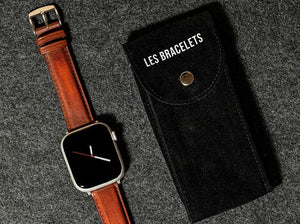 Apple Watch Patina leren band