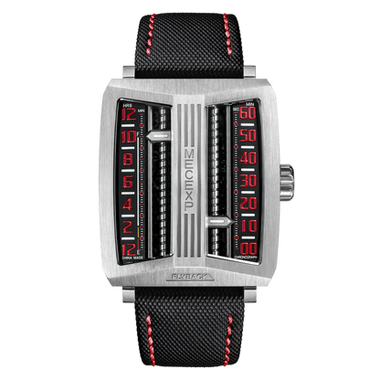 MECEXP Horloge MS1001 Rood Staal 