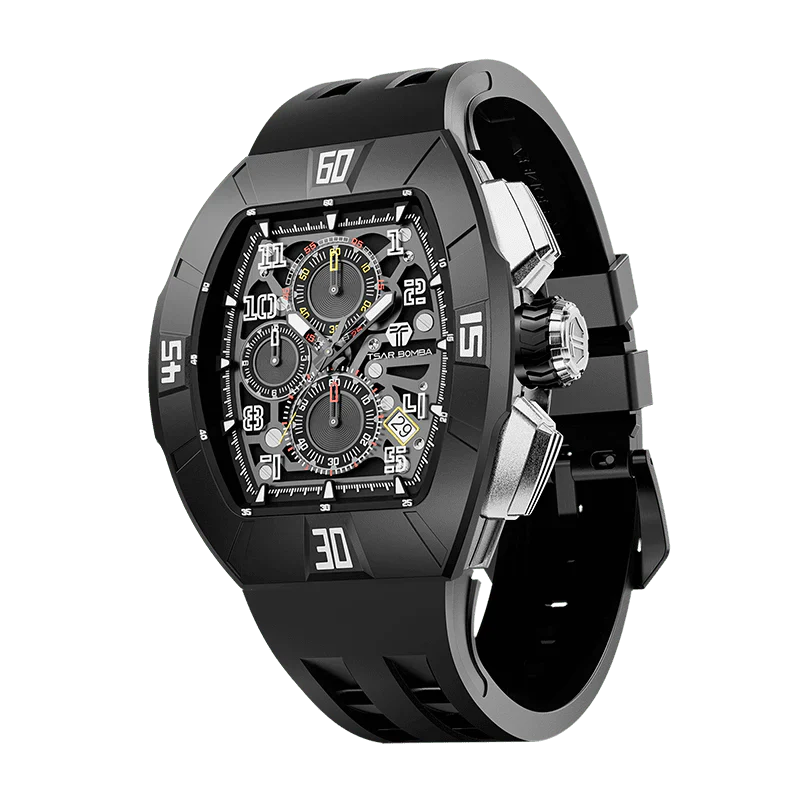 Atomic-verwisselbare chronograaf fluorescerend rubber 