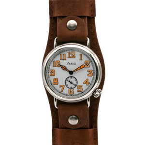 Vario 1918 Trench Witte Wijzerplaat Oranje Lume 