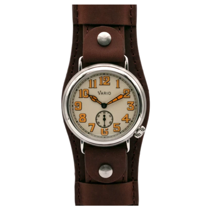Vario 1918 Trench Cream Dial Oranje Lume 