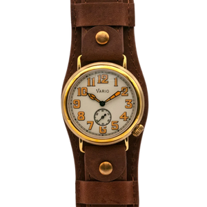 Vario 1918 Trench Cream Dial Oranje Lume 