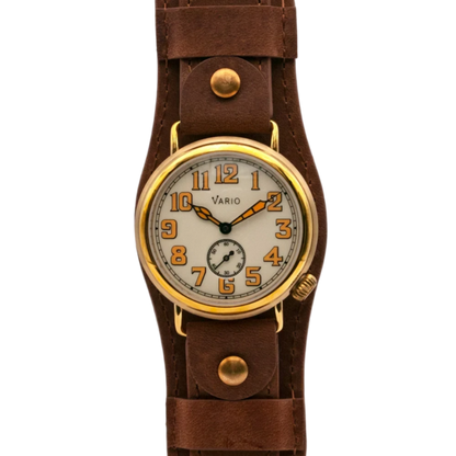 Vario 1918 Trench Cream Dial Oranje Lume 