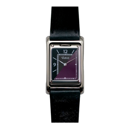 Vario VERSA Reversible Dual Time Gunmetal-Purple Horloge