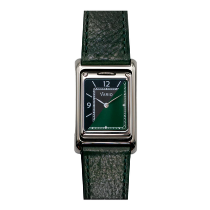 Vario VERSA Reversible Dual Time Gunmetal-Green Horloge