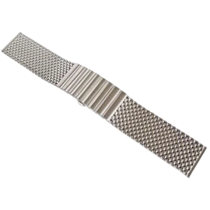 Eza mesh armband met dubbele vouwsluiting