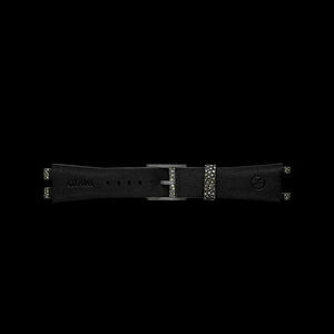 Grijze leren armband voor MANTA-X mantarog