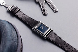 Vario VERSA Reversible Dual Time Gunmetal-Blue Horloge