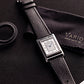 Vario VERSA Reversible Dual Time Zilver-Zwart Horloge