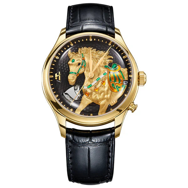 LUCKY HARVEY - HORSE CHIMING ALLOY GOLD