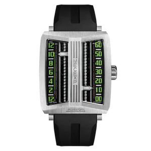 MECEXP Horloge MS1001 Groen Staal 