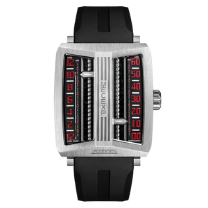 MECEXP Horloge MS1001 Rood Staal 