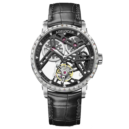Agelocer Flying Diamond Skeleton Tourbillon 