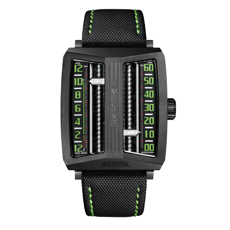 MECEXP Horloge MS1001 Groen Pvd 