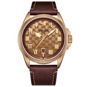 Warpath Series The Sword Of King Goujian Diamond-pattern Dial Bronze Case Watch 43.5mm