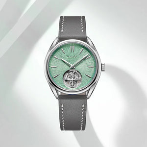 Peacock Divine Craft Hand-Made Micro-Engraved Ultra-Thin Tourbillon Watch