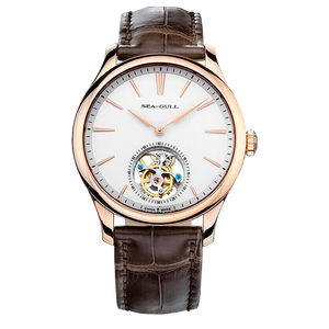 Heritage Series Off-center Tourbillon Watch Transparent Caseback 41mm