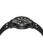 Army One Military Watch Matte Black Brushed Texture Dial 43mm