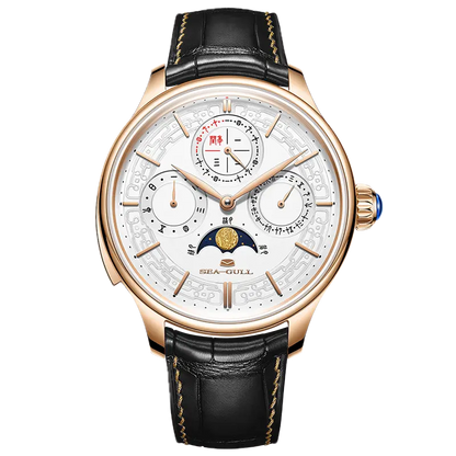 Seagull – Tourbillon Moon Phase Perpetual Calendar