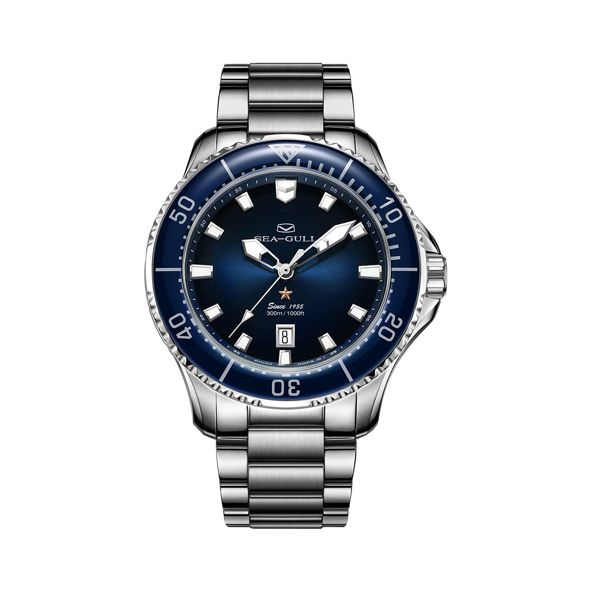 Ocean Series Pro 300m Waterproof Diving Watch 44mm