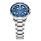 Ocean Series 200m Metallic Gradient Dial Calendar Dive Watch 39mm