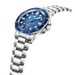 Ocean Series 200m Metallic Gradient Dial Calendar Dive Watch 39mm