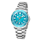 Ocean Series 200m Metallic Gradient Dial Calendar Dive Watch 39mm