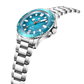 Ocean Series 200m Metallic Gradient Dial Calendar Dive Watch 39mm