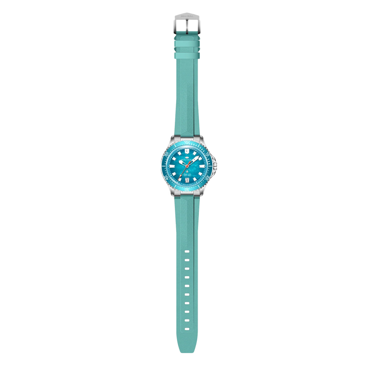 Ocean Series 200m Metallic Gradient Dial Calendar Dive Watch 39mm