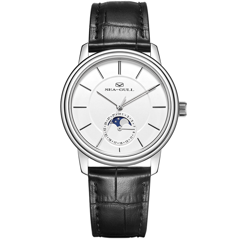 Ultra-thin Moon Phase Dress Watch 38mm