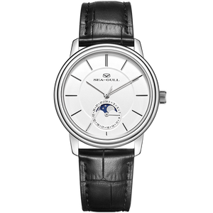 Ultra-thin Moon Phase Dress Watch 38mm