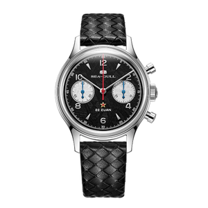 Seagull 1963 Meteorite Chronograph Watch Limited Edition 37.3mm