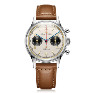 Seagull 1963 Polar Night Edition Panda Eye Chronograph Watch 37.3mm