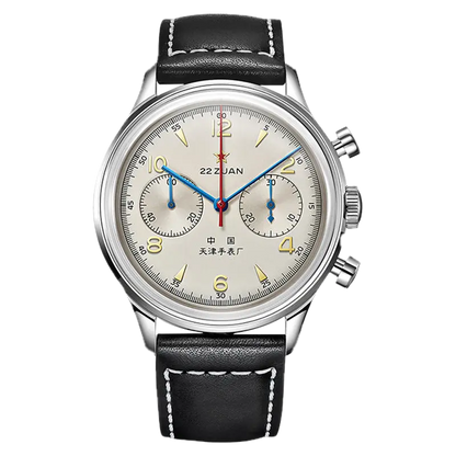 Seagull - 1963 Réédition Édition Times – Chronographe Pilote Vintage 40 mm