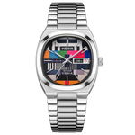 TV Dial Day-date Calendar Tonneau Vintage Watch 36mm