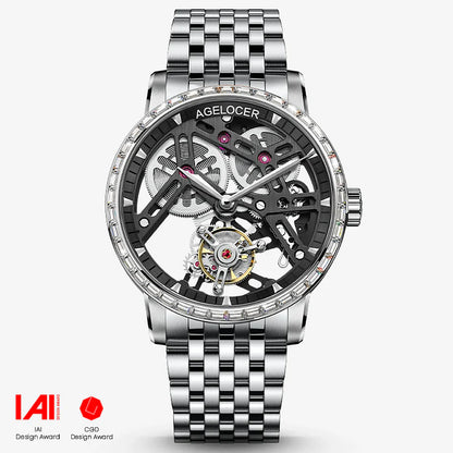Agelocer Flying Diamond Skeleton Tourbillon 