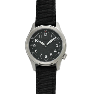 Vario 1945 A-11S Raven Black Solar Quartz Veldhorloge
