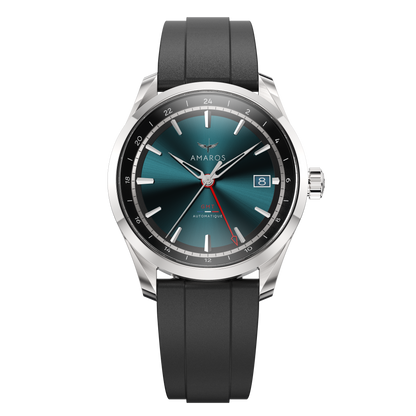 L'Odyssée - Automatic GMT Watch - Vert Émeraude