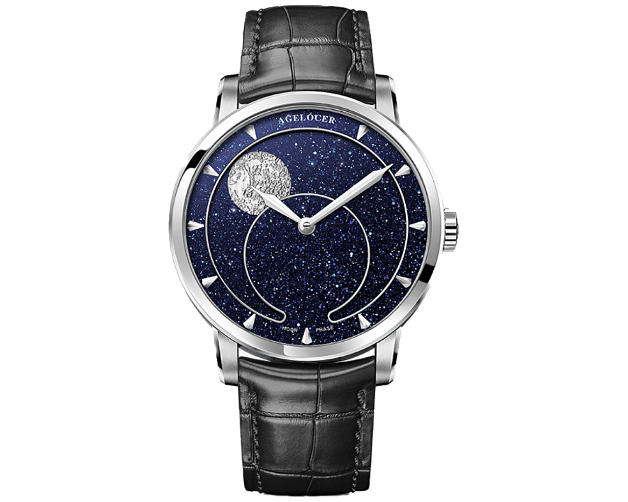 Agelocer Astronomer aventurijn wijzerplaat