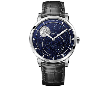 Agelocer Astronomer aventurijn wijzerplaat