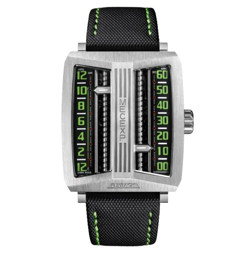 MECEXP Horloge MS1001 Groen Staal 