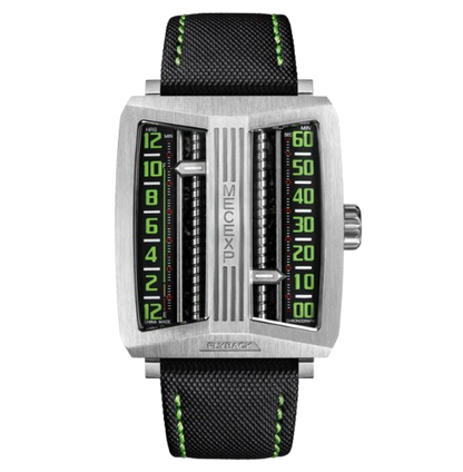 MECEXP Horloge MS1001 Groen Staal 