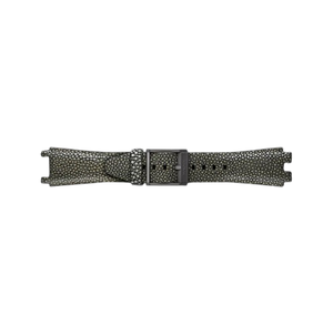 Grijze leren armband voor MANTA-X mantarog