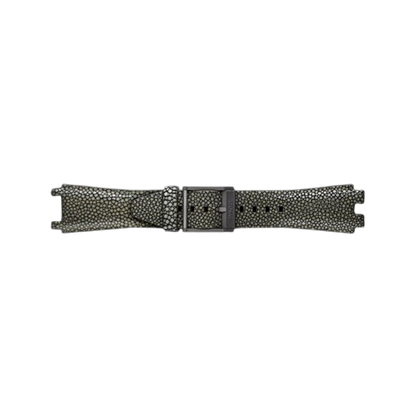 Grijze leren armband voor MANTA-X mantarog